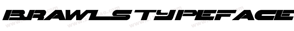 brawls typeface roug字体转换